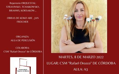 MASTERCLASS DE PERCUSIÓN