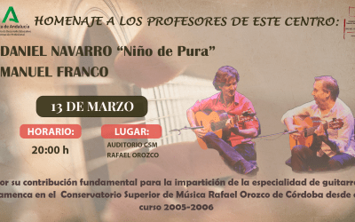 CONCIERTO HOMENAJE A DANIEL NAVARRO «Niño Pura» y MANUEL FRANCO