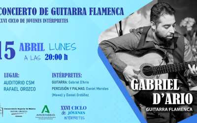 XXVI CICLO DE JÓVENES INTÉRPRETES