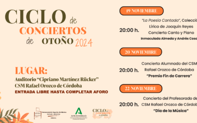 Ciclo de Conciertos de Otoño 2024