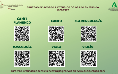 CITACIONES PRUEBAS DE ACCESO (CURSO 2026/27)
